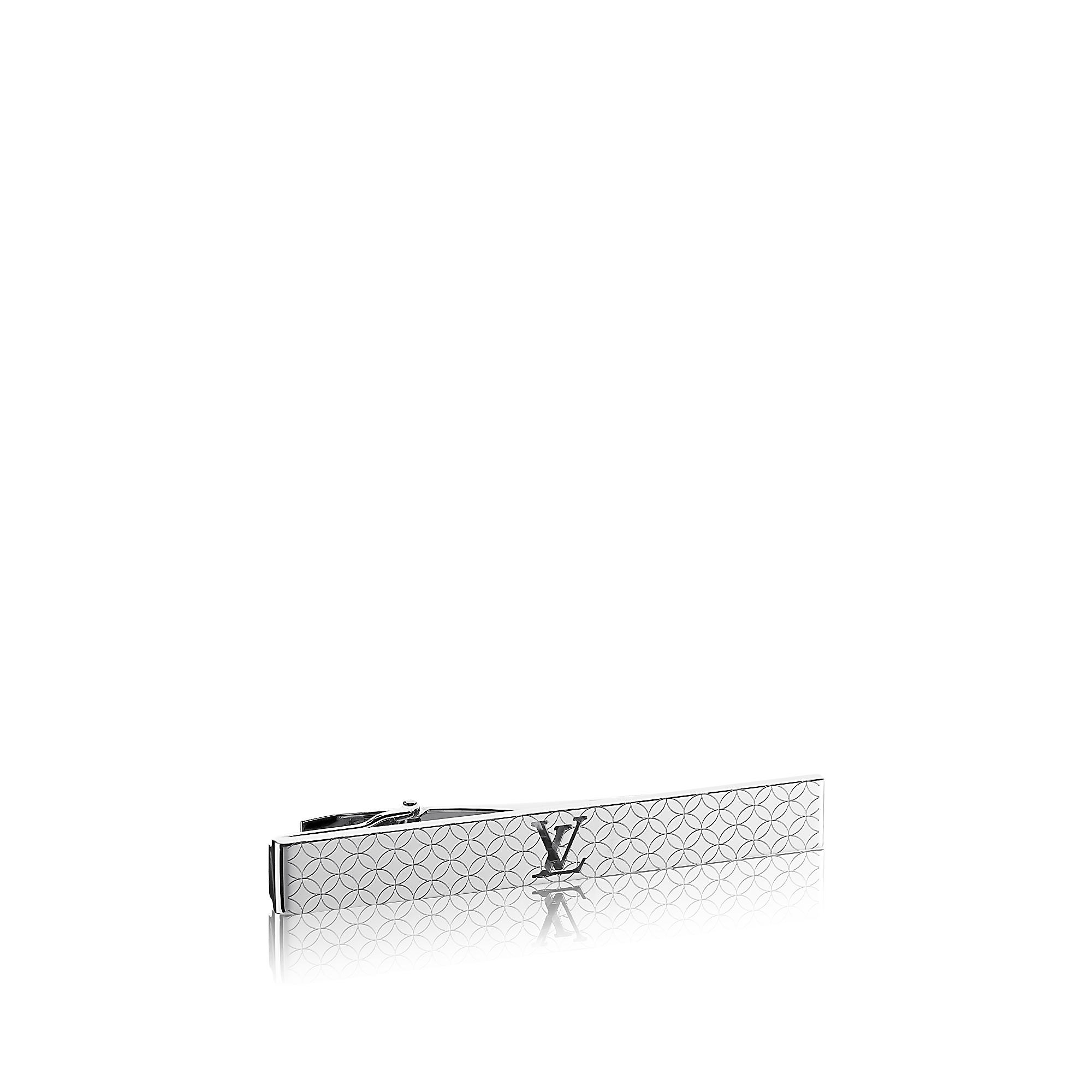 Authentic Louis Vuitton Tie Pin M61976 Tie Clip Damier Tyber