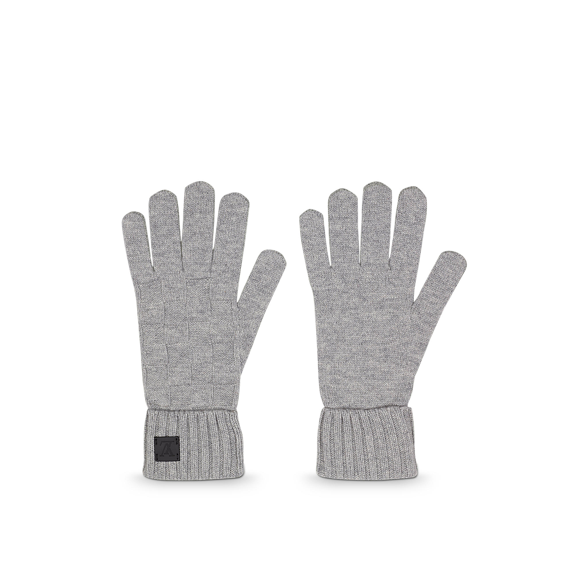 Louis Vuitton Grey Cashmere Helsinki Gloves Louis Vuitton
