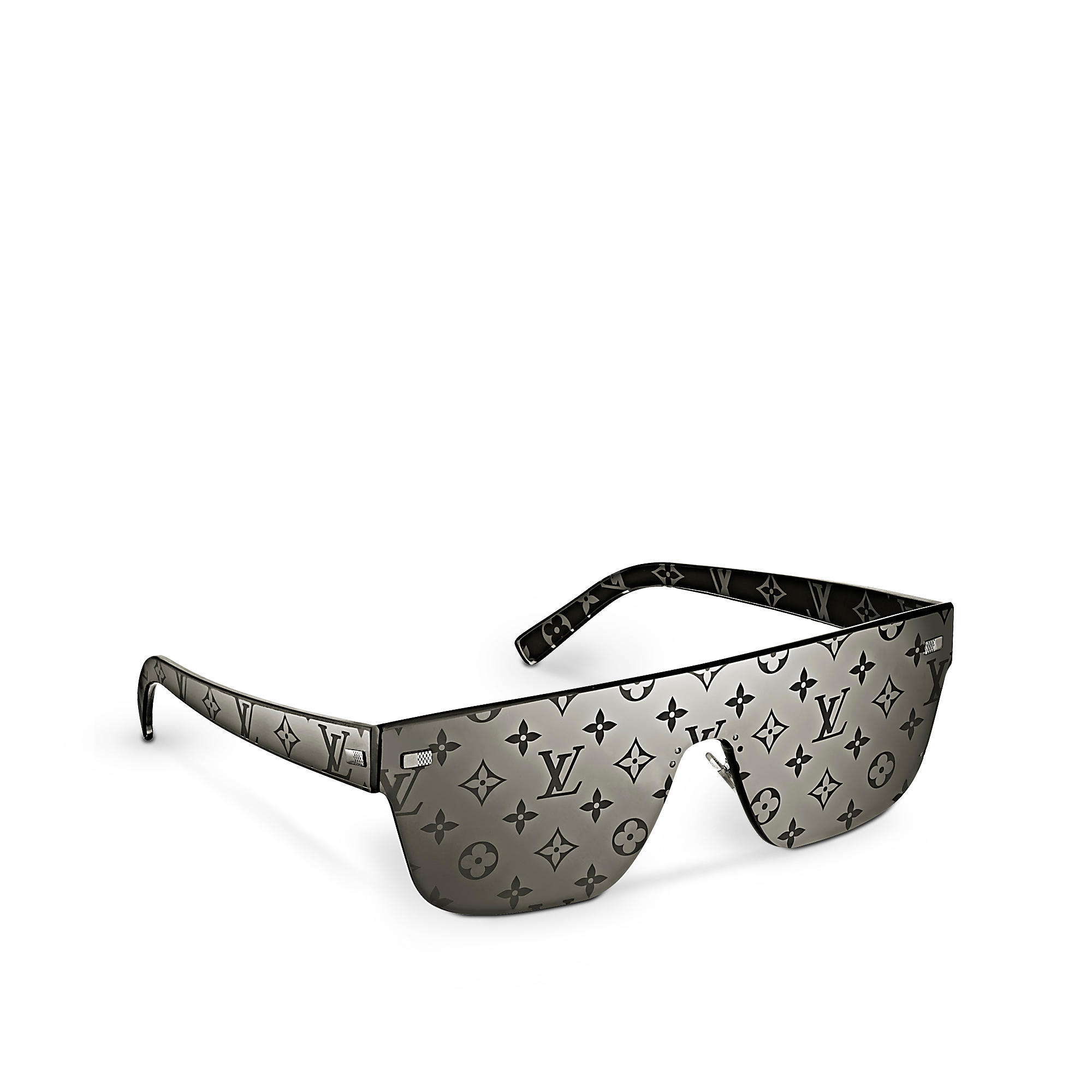 Fake Louis Vuitton Black City Mask Monogram Sunglasses Z0993U