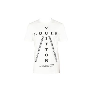 Buy Replica Louis Vuitton T-Shirt With Chain Jacquard Rib Collar