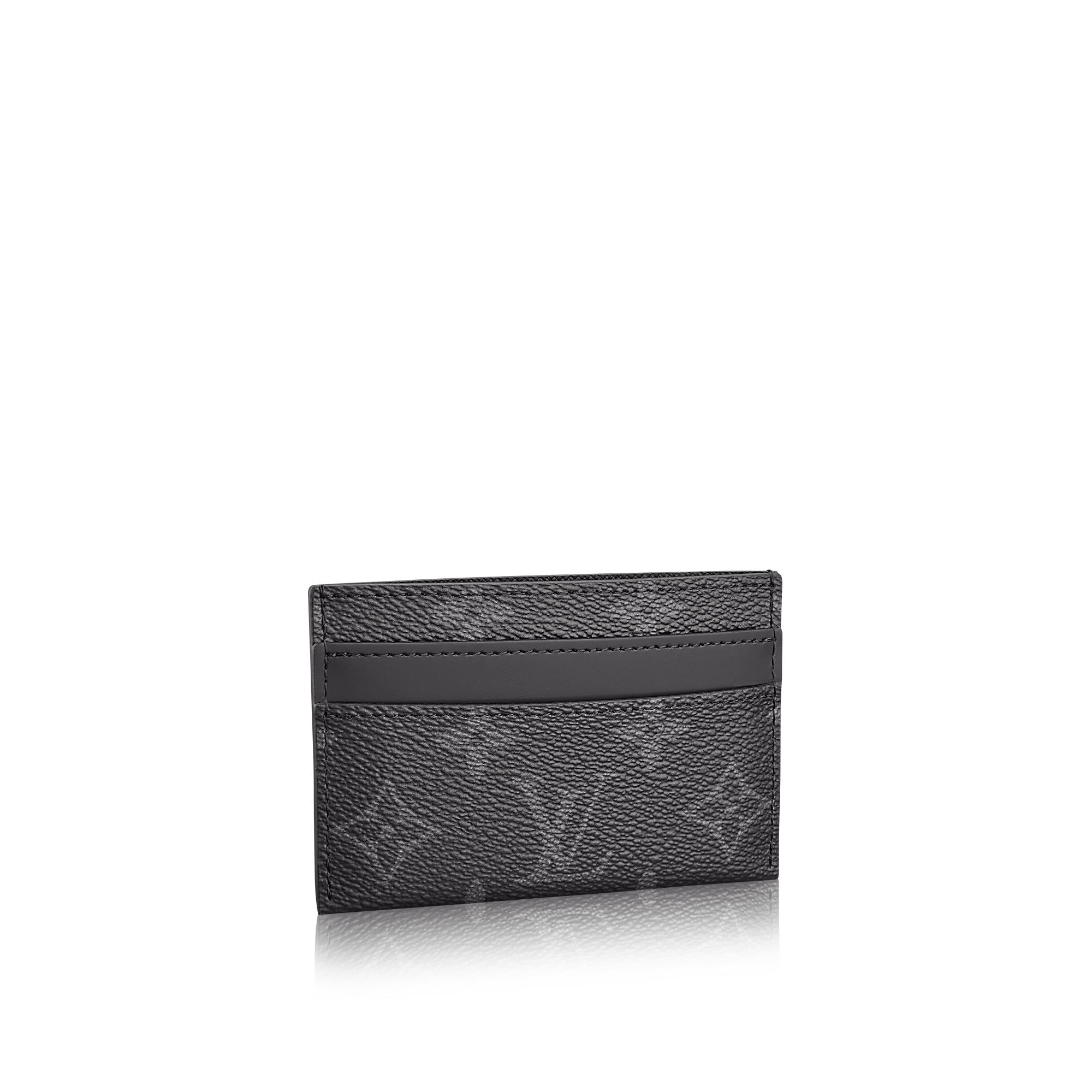 Louis Vuitton Porte Carte Double Monogram Eclipse Card Holder