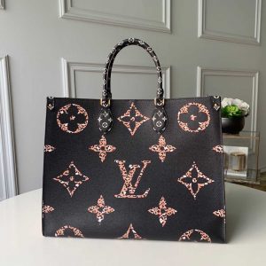 Louis Vuitton ONTHEGO African jungle large LOGO tote bag M44674