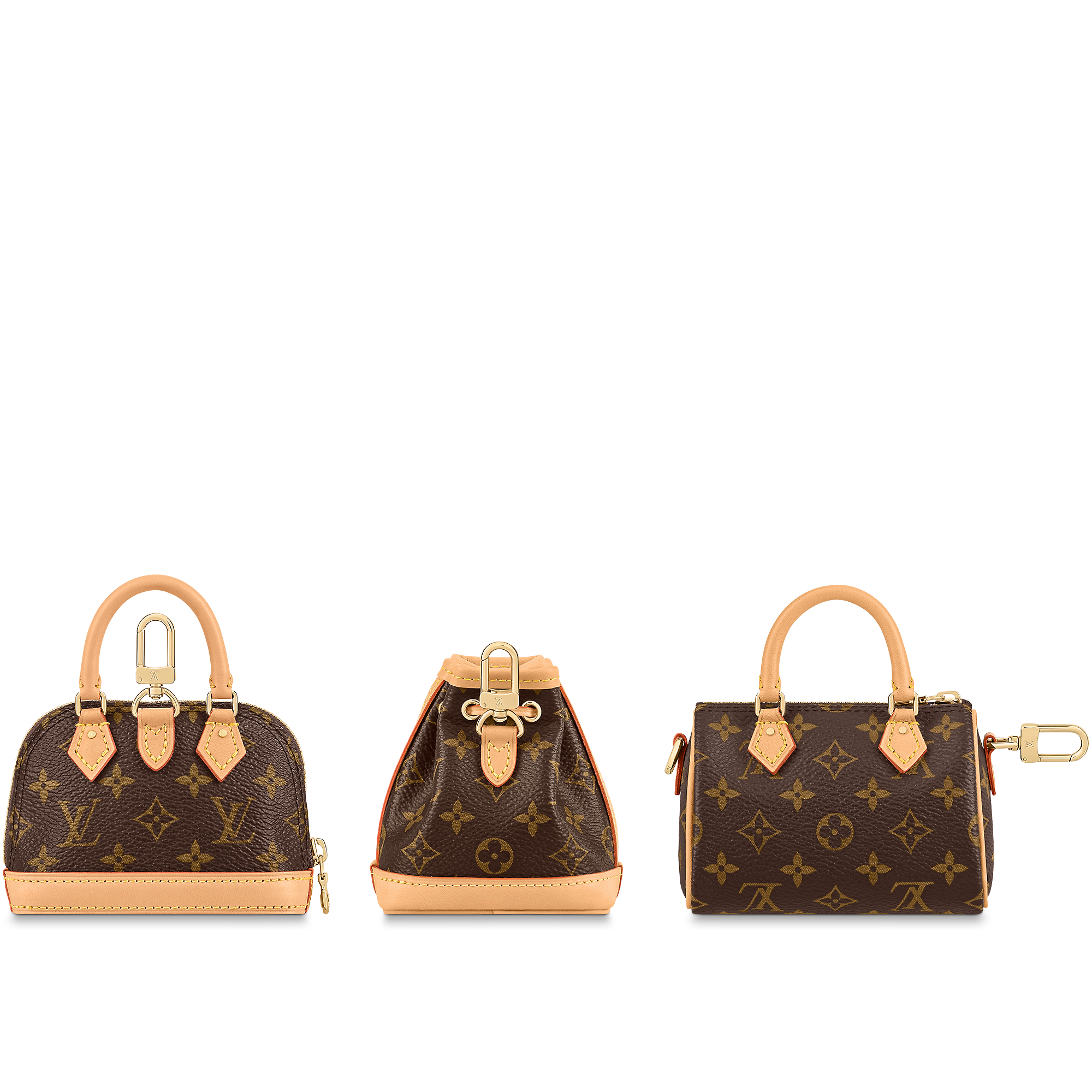 Replica Louis Vuitton Trio Mini Icones Bag Monogram Canvas M81081