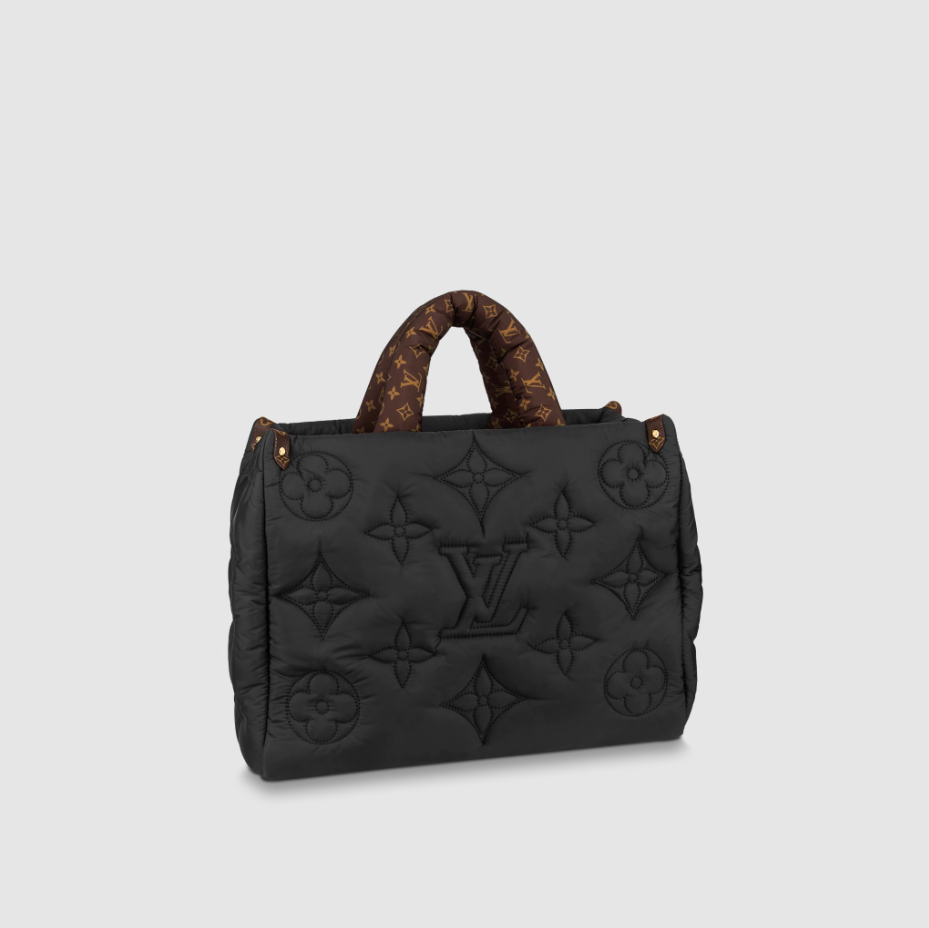 VERKAUFT - Louis Vuitton Onthego MM Pillow M21069 Tasche Shopper schwarz *  aktuell Oktober 2022 * NIE getragen mit Rechnung